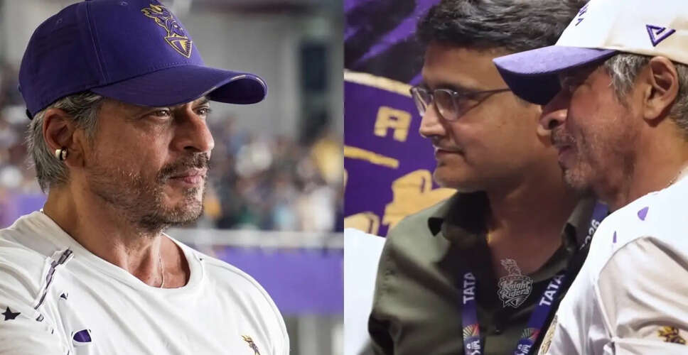 Shah Rukh Khan Stuns Fans at KKR Match Despite Rain Delay