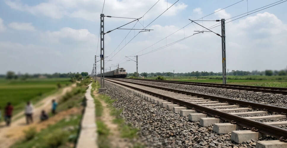 Uttar Pradesh Government Signs ₹200 Crore Deal for Modern Rail Infrastructure