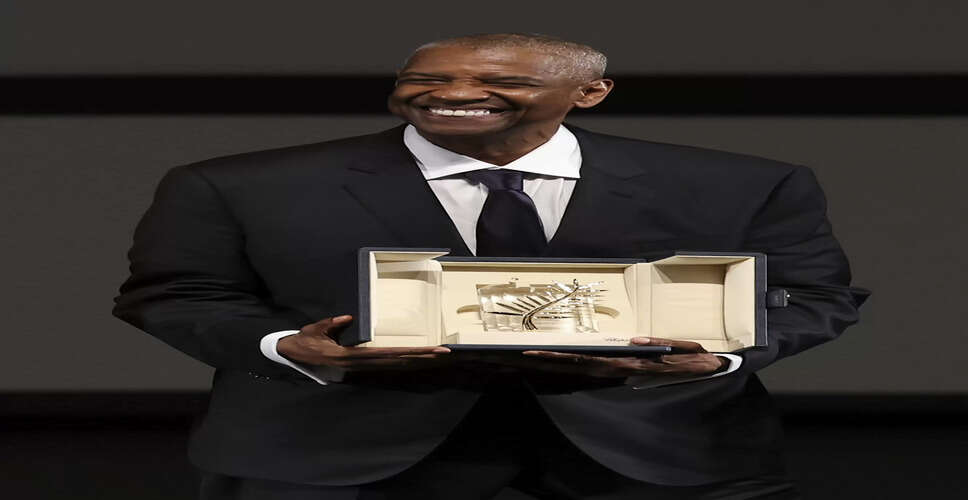 Denzel Washington Honored with Honorary Palme d'Or at Cannes Film Festival