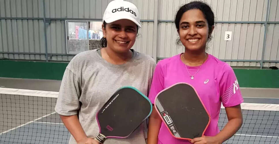 Neithra and Madhuridha Claim Women's Doubles Title at Dinked PWR 200
