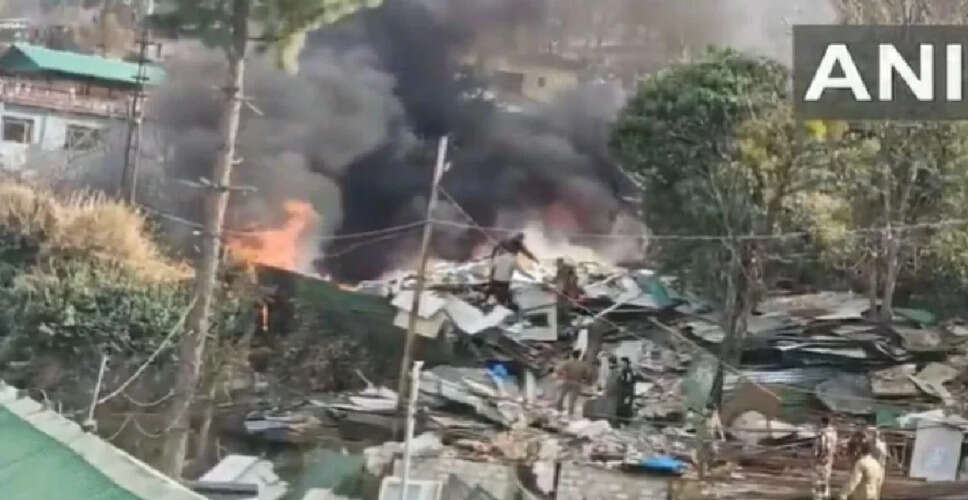 Massive Fire Breaks Out at Army Camp in Joshimath, Uttarakhand