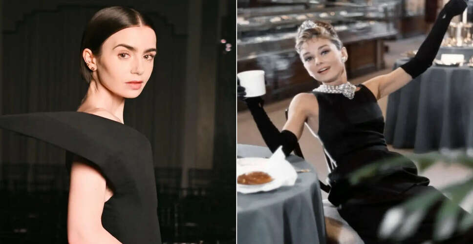Lily Collins to Star as Audrey Hepburn in Upcoming Film About 'Breakfast at Tiffany's'