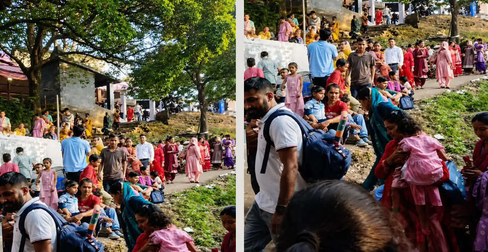 Devotees Gather for Annual Fair at Kalka Mata Temple in Shamirpur