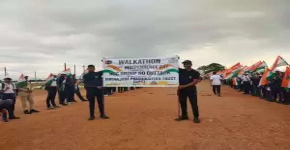 Cuttack Celebrates Independence Day with a Vibrant Walkathon: A Tribute to Unity and Youth Empowerment