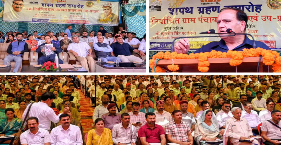 New Leaders Sworn in for Panchayati Raj Institutions in Chamba District