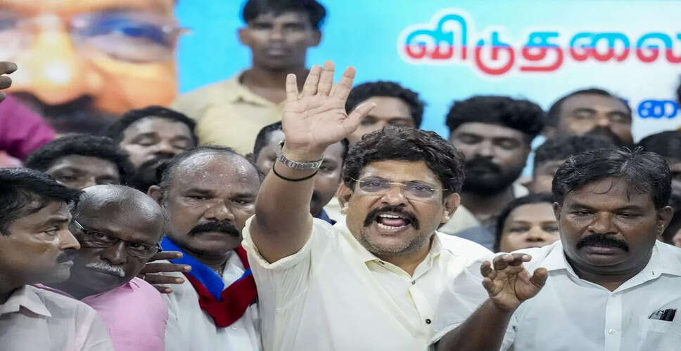 VCK Backs Vijay-Led TVK for Tamil Nadu Government Formation