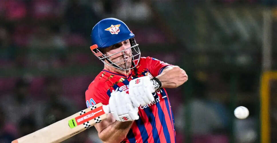 Mitchell Marsh Ruled Out for IPL 2026 Clash Against Punjab Kings
