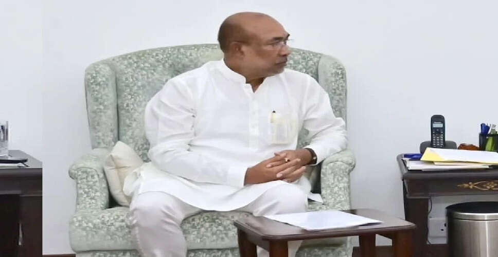Former Manipur CM N. Biren Singh Heads to Delhi Amid Political Speculations