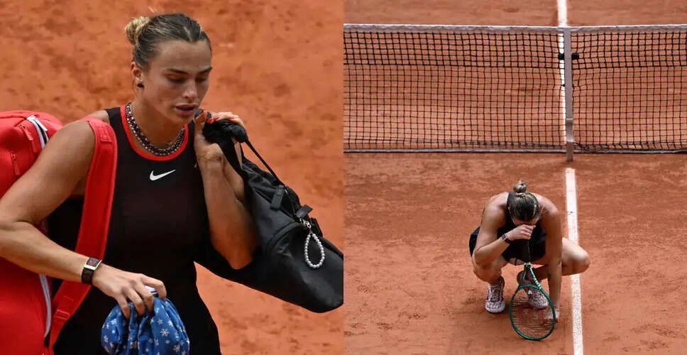 Aryna Sabalenka's French Open Journey Ends in Upset Loss