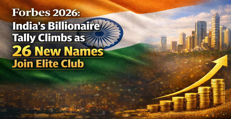 India's Billionaire Count Rises: 26 New Entrants in Forbes 2026 List