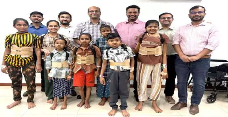 Successful Spine Surgeries for Children at Ahmedabad Camp