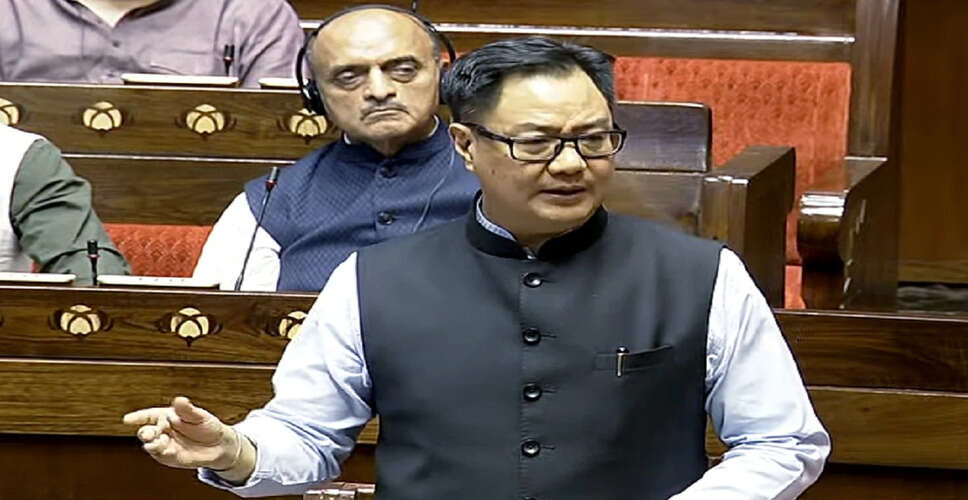Kiren Rijiju Critiques Rahul Gandhi's Remarks on LPG Shortage in Lok Sabha