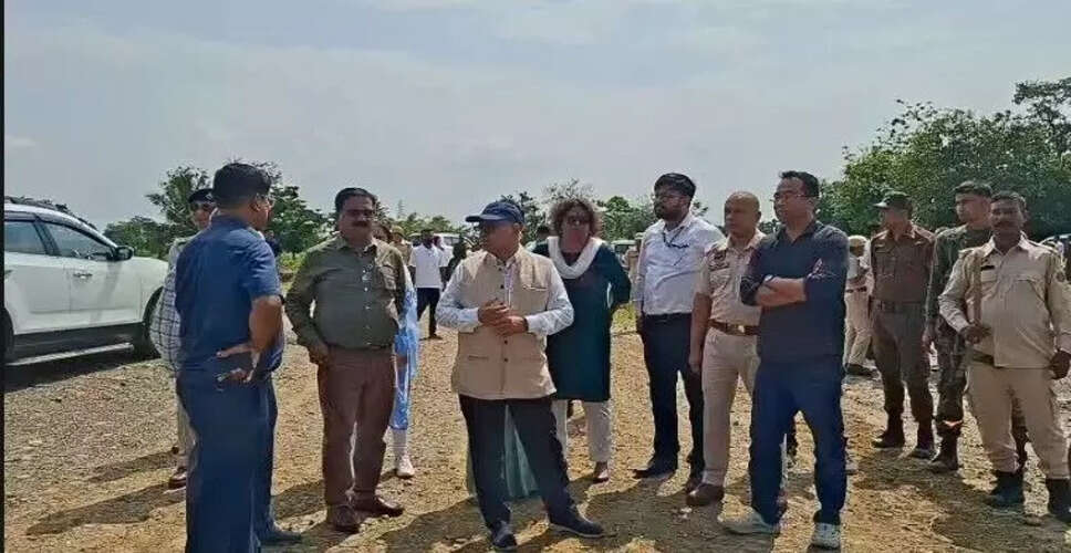 Assam Official Investigates Illegal Stone Mining at Doyang River