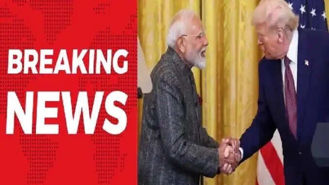 PM Modi and President Trump Discuss Middle East Peace in Recent Call