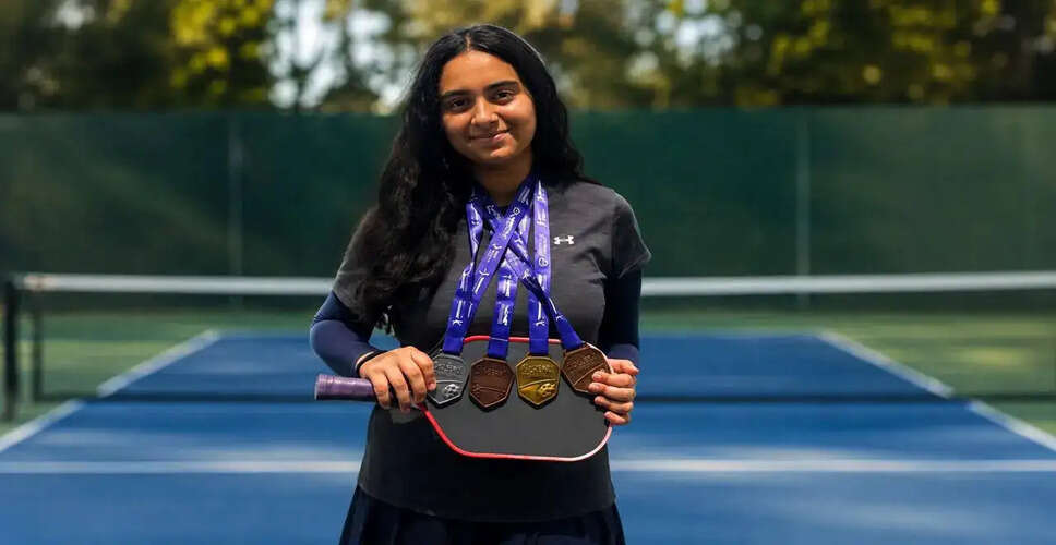 Anushka Chhabria Shines at India's First Junior Pickleball Championship