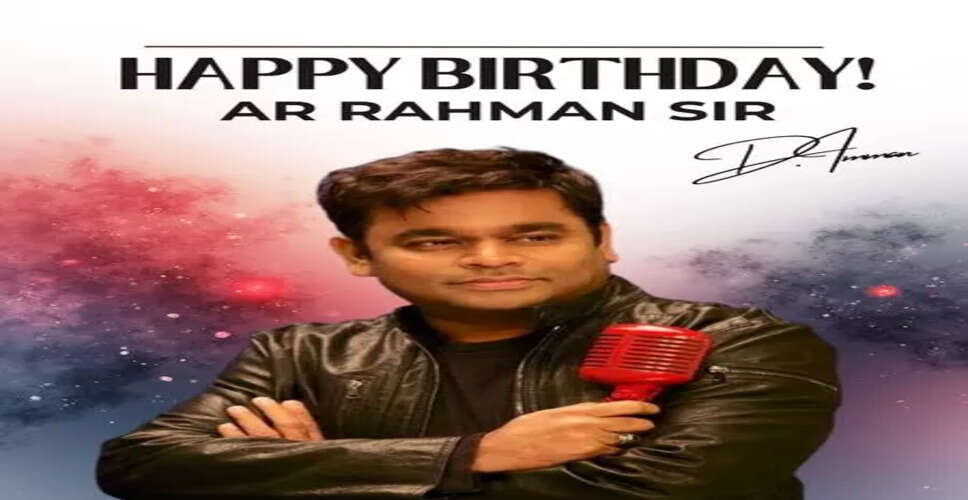 K S Chithra Celebrates A R Rahman's Birthday with Heartfelt Wishes