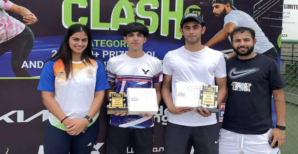 Lakshya Kundu and Shivam Nangia Triumph in Beginner Gender-Neutral Doubles at The Kitchen Clash