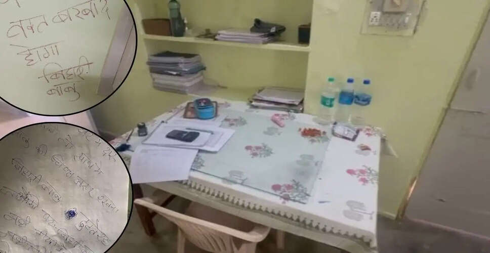 Unique Thief Arrested in Jaisalmer for Writing Messages After Burglary