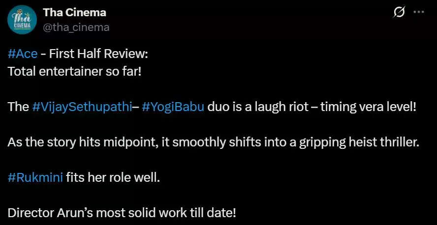 Vijay Sethupathi's 'Ace' Hits Theatres: Audience Reactions and Insights