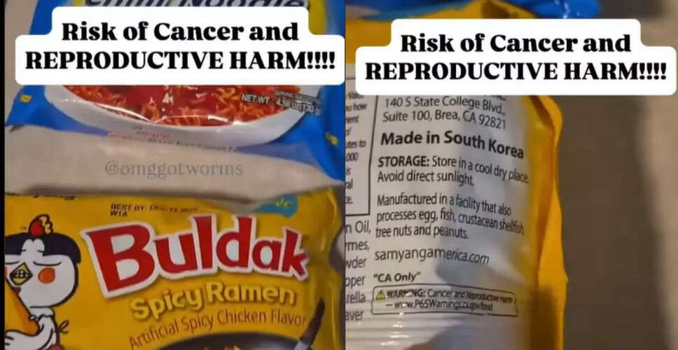 Viral Ramen Noodles Warning Raises Health Concerns