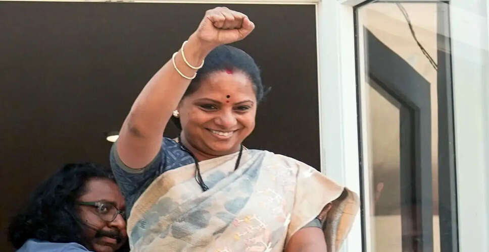 Kavitha Announces Launch of New Regional Political Party in Telangana