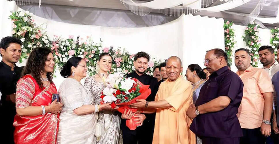 Yogi Adityanath Celebrates Kuldeep Yadav's Wedding in Lucknow