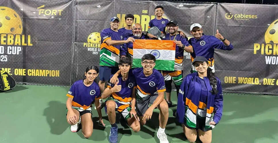 India Set to Compete in the 2026 Pickleball World Cup in Vietnam