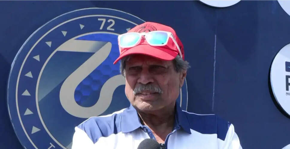 Kapil Dev Envisions a Bright Future for Professional Golf in India
