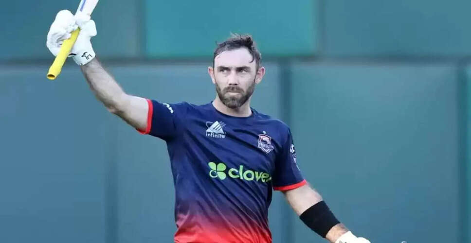Glenn Maxwell Joins Elite Century Scorers in Major League Cricket