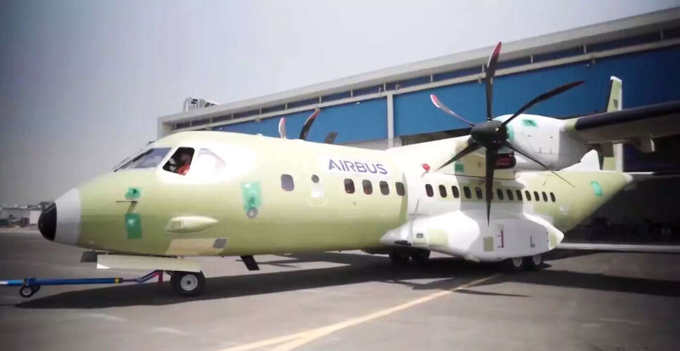 India's First Made-in-India Airbus C295 Successfully Completes Maiden Flight