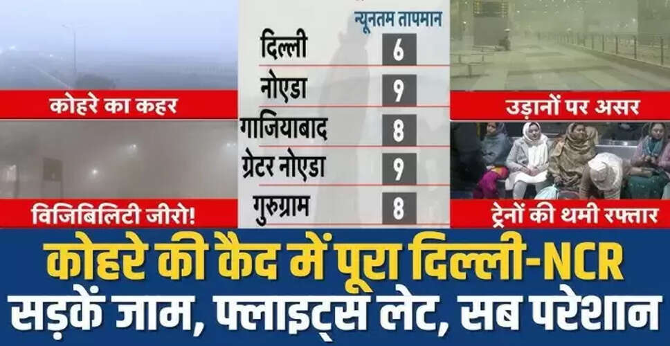 Severe Pollution and Fog Hit Delhi-NCR on New Year's Eve