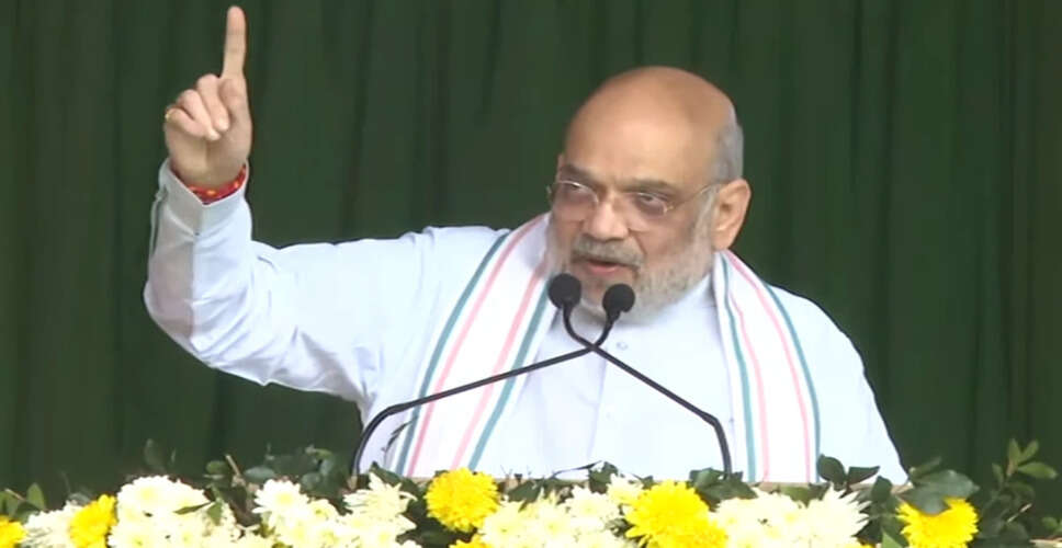 Amit Shah Addresses Rally in Assam, Focuses on Security and Development