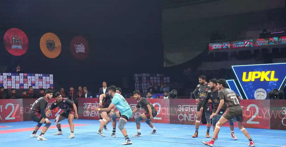 Ganga Kings Upset Gazab Ghaziabad in Thrilling Kabaddi Clash