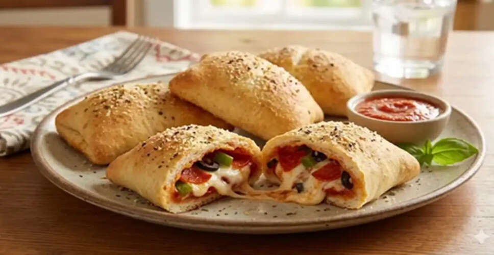 Delicious Bread Pizza Pockets: A Quick Snack Recipe