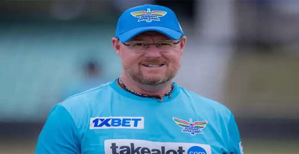Lance Klusener to Continue as Head Coach for Durban's Super Giants in SA20 2025-26 Season