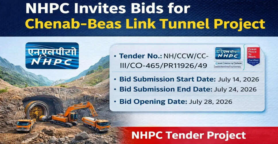 NHPC Limited Invites Bids for Major Civil Works in Himachal Pradesh