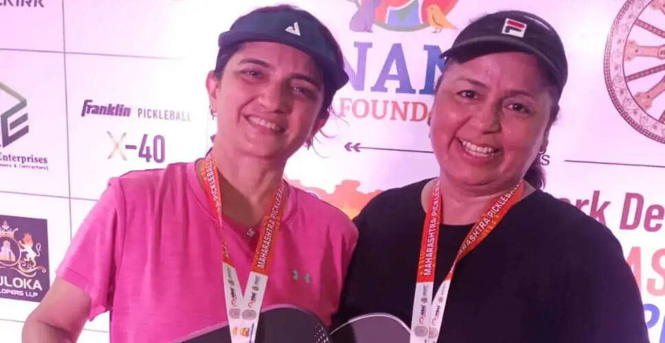 Sujay Parekh and Shaks Devnani Triumph in 50+ Women&rsquo;s Doubles at Maharashtra Open