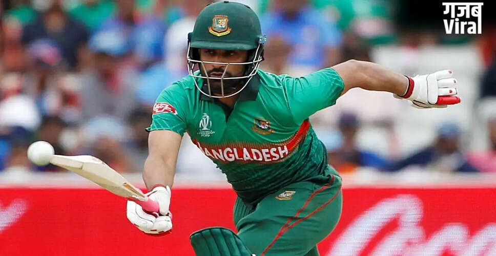 Tamim Iqbal Highlights Crisis in Bangladesh Cricket System