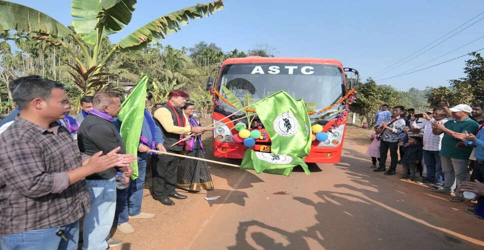 New Bus Service Connects Remote Ampri Valley to Guwahati