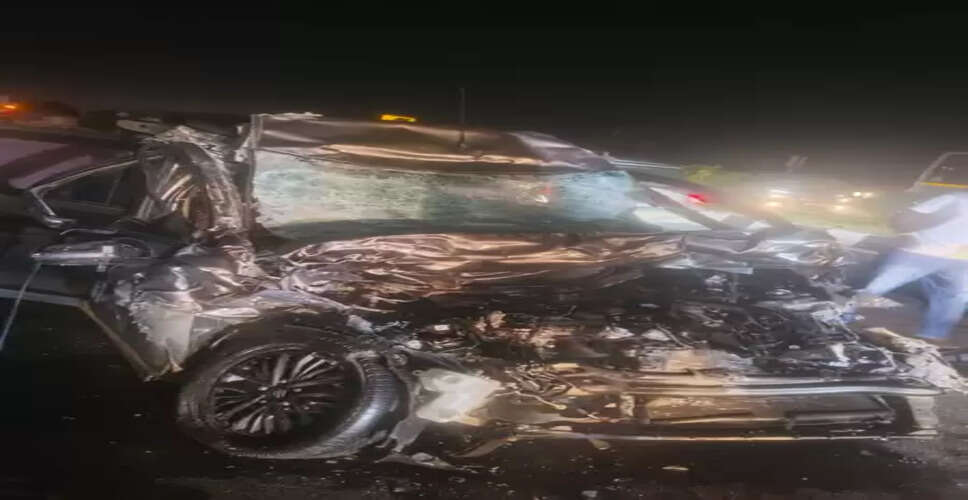 Four of a family killed in car-canter truck collision in K'taka's Tumakuru