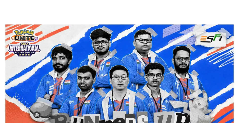 India Shines as Runners-Up at AESF Pokemon UNITE Asia International Tournament