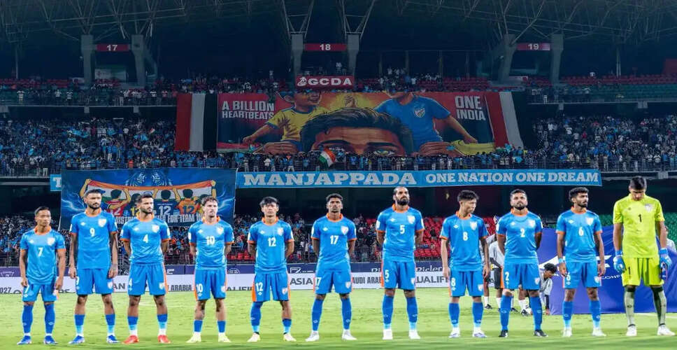 India's Men's Football Team to Compete in Unity Cup Against Nigeria and Jamaica