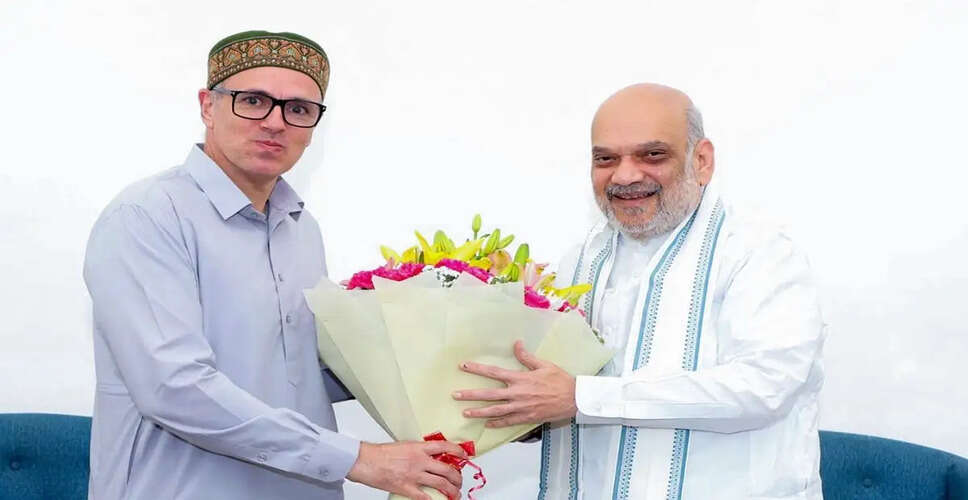 Omar Abdullah Discusses Key Issues with Amit Shah in New Delhi