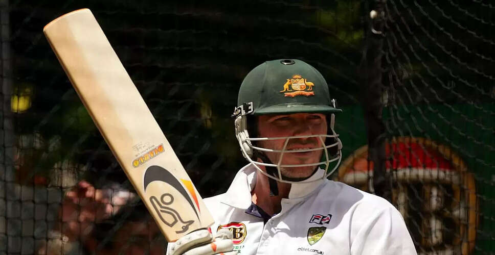 Former Australian Cricketer Damien Martyn Hospitalized with Meningitis