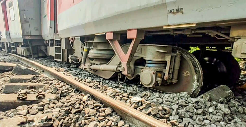 Freight Train Derails Near Cuttack Railway Station in Odisha