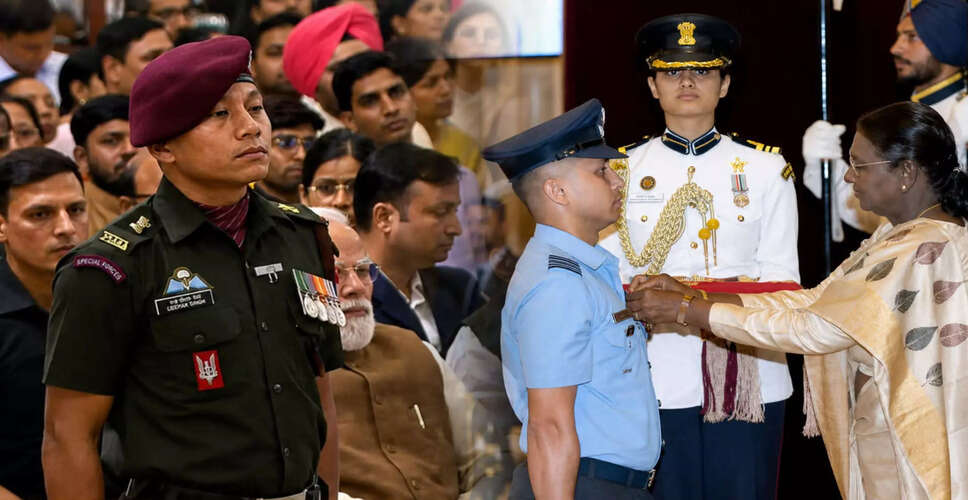 Manipur Soldiers Honored with Prestigious Gallantry Awards