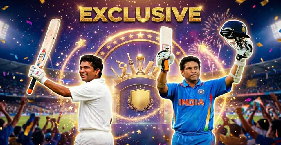 Celebrating Sachin Tendulkar: A Mumbai Legend's Journey