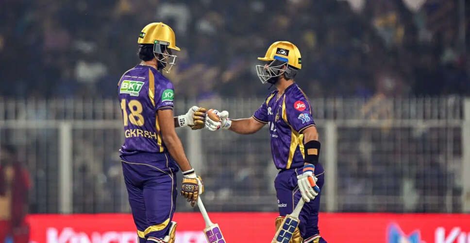 KKR Sets Competitive Target Against LSG in IPL 2026 Match