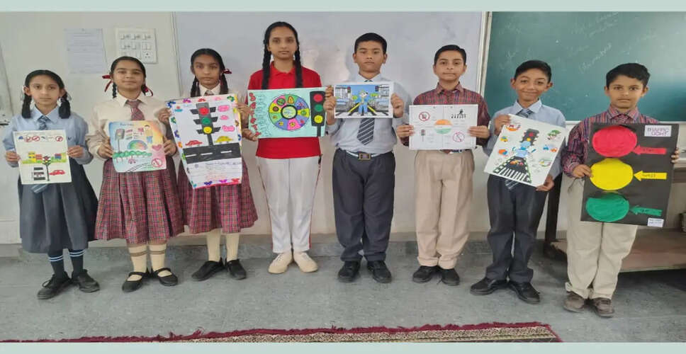 Engaging Traffic Safety Initiative at DAV Public School, Gohju