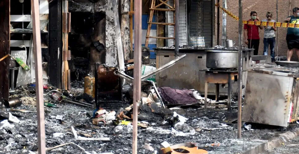 Massive Fire Erupts in Delhi's Shastri Park Furniture Market